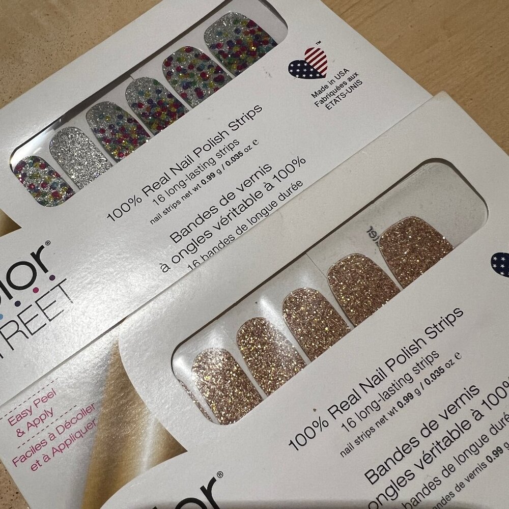 Color Street Bundle of Two Sets of Nail Strips NWT